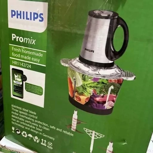 خردکن فیلیپس philips حجم 3.8 لیتری 4+6 تیغه 3000 وات
