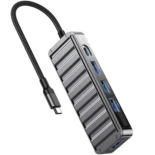 هاب 5 پورت تایپ سی ایکس او HUB015