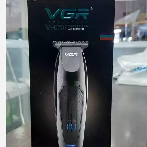 ماشین اصلاح صورت و خط زن وی جی آر VGR مشکی