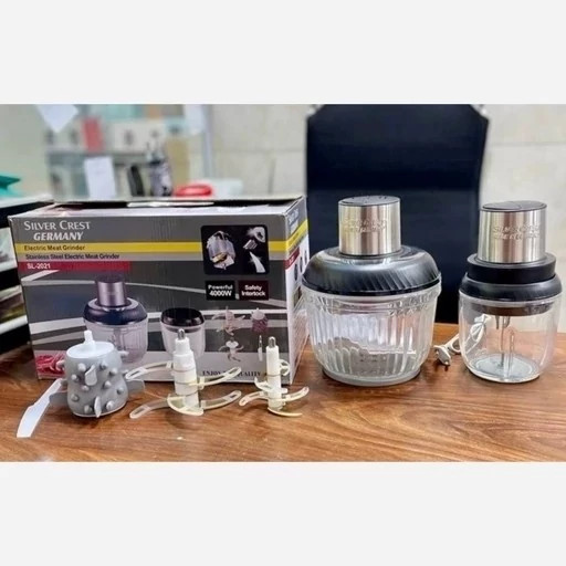 خردکن و آسیاب دوقلو سیلورکرست- 4000W وات- مدل SL202112