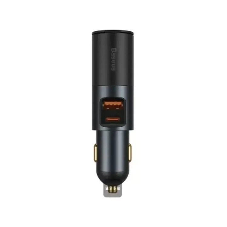 شارژر فندکی باسئوس مدل Share Together Fast Charge 2in1 U+C با توان 120 وات