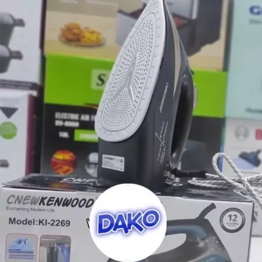 اتو بخار هوشمند کنوود نیو kenwood کیفیت بالا 2200 وات کفی سرامیک بخاردهی عالی
