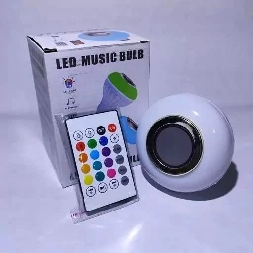 لامپ ال ای دی هوشمند رقص نور دار و اسپیکر بلوتوثی مدل led music bulb