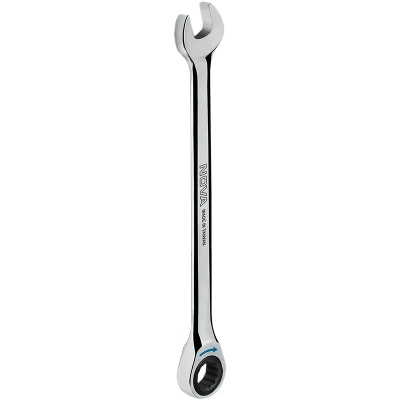 آچار یک سر جغجغه نووا سایز 19 کد 9419 آچار  آچار تخت و رینگی  ابزار دستی