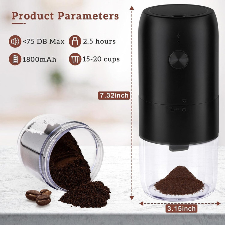 آسیاب قهوه شارژی مدل Electronic Coffee Grinder