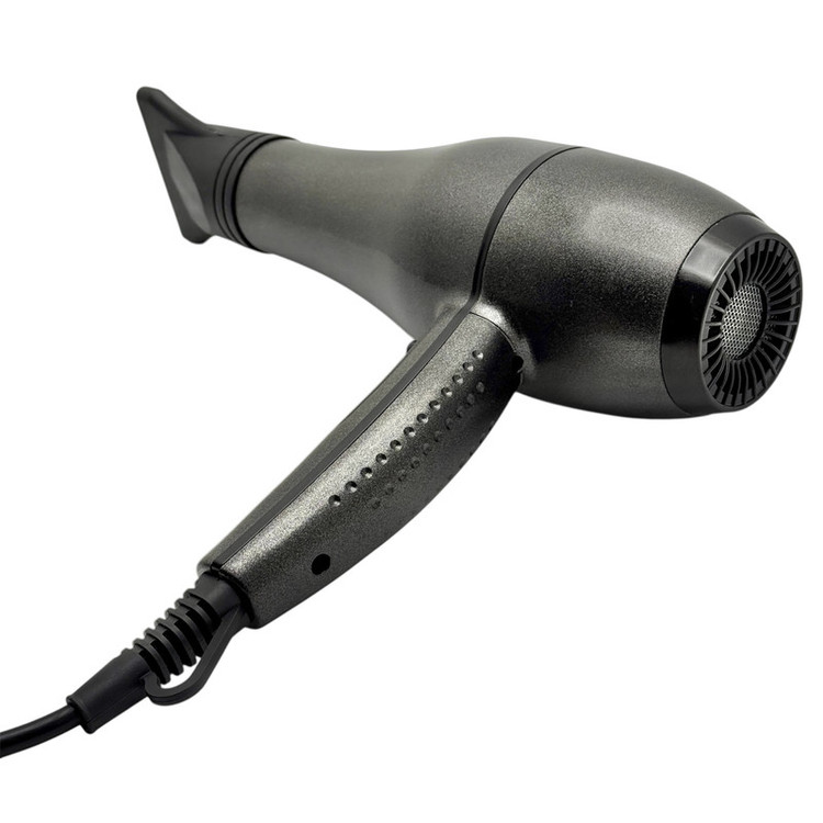 سشوار خانگی مدل RC-2024 با موتور AC، توان 9000 وات، تنظیم دما و سرعت در دو حالت، سری صافکننده، همراه با متمرکزکننده باریک، وزن 650 گرم