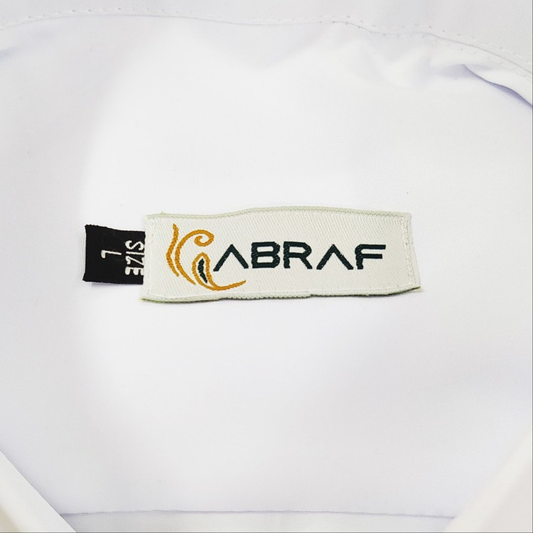 پیراهن آستین کوتاه یقه برگردان با تنخور معمولی (regular fit) مردانه ابراف مدل قاپک مخفی سپهر