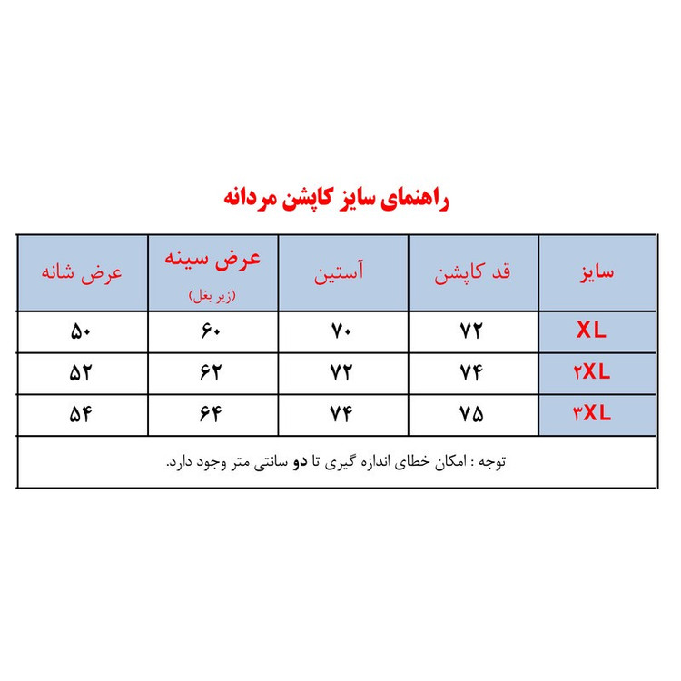 کاپشن کوتاه مردانه شمعی با زیپ مدل آیکان کد Da-Km-Az-Co-SA-2026-1012