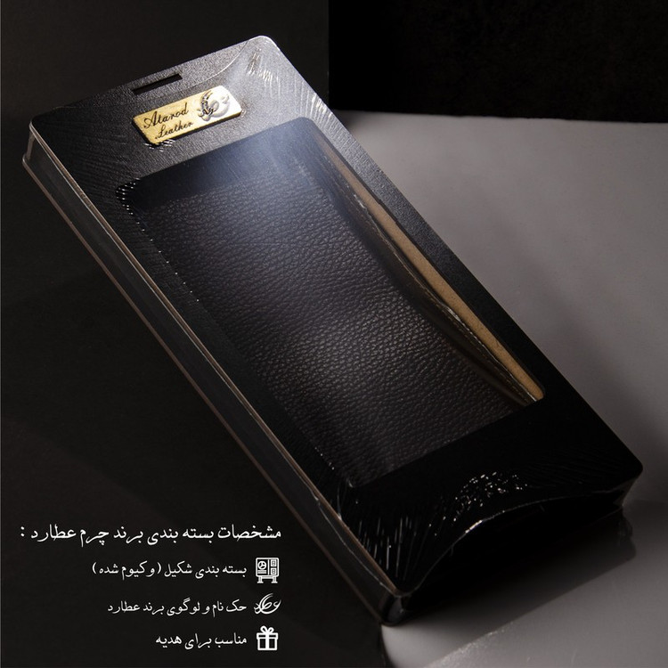 کیف دسته چک چرم عطارد مدل K11