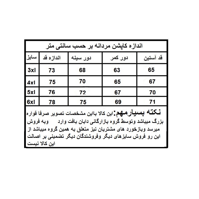 کاپشن دورو مردانه مدل 2face