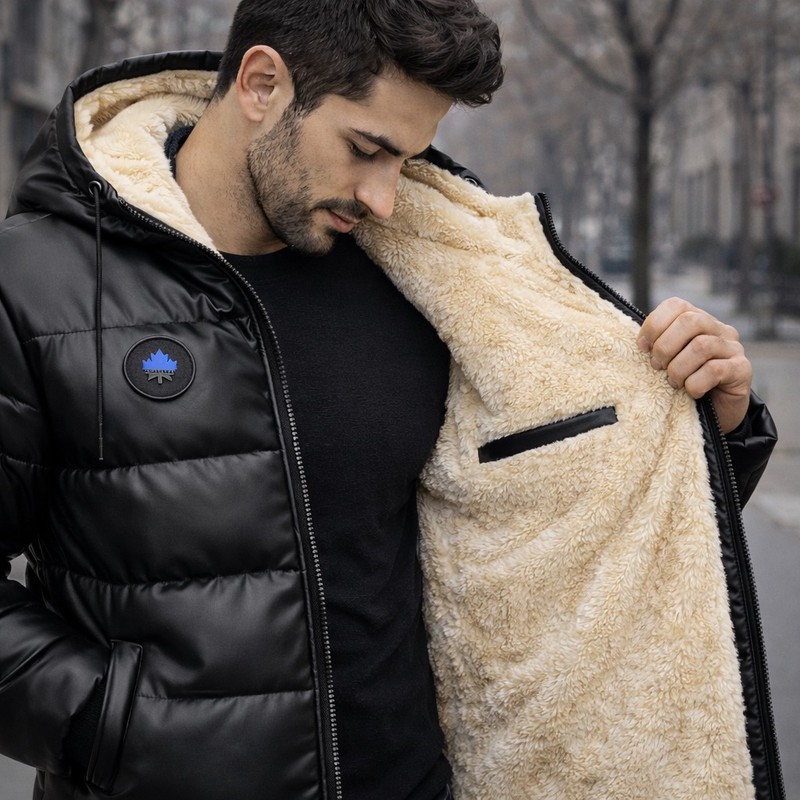 کاپشن مردانه سارزی مدل pof charm sade