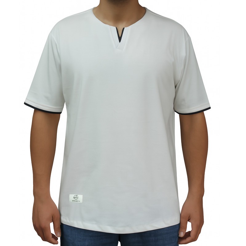 تی شرت آستین کوتاه مردانه مدل نخ پنبه کد A1091-LB