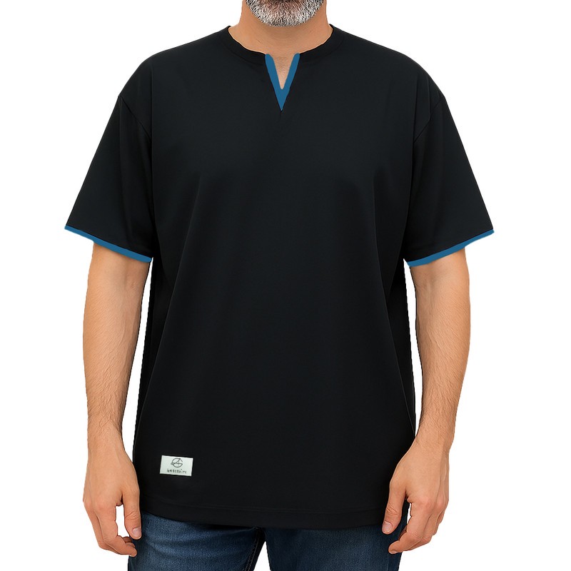 تی شرت آستین کوتاه مردانه مدل نخ پنبه کد A1091-LB