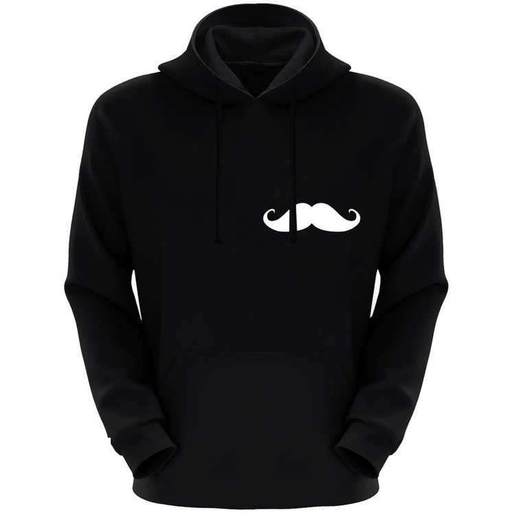 هودی مردانه طرح سبیل کد F54