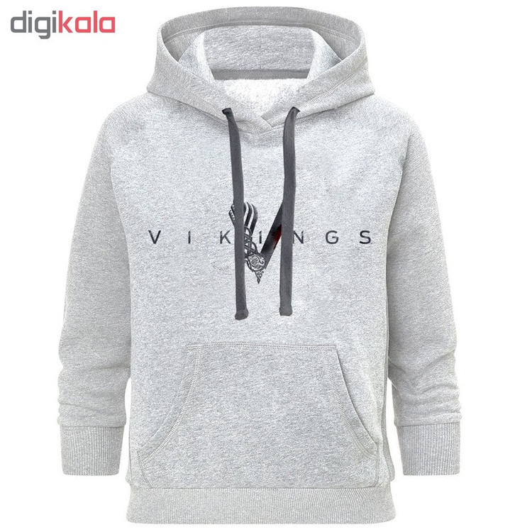 هودی مردانه طرح Vikings کد S435