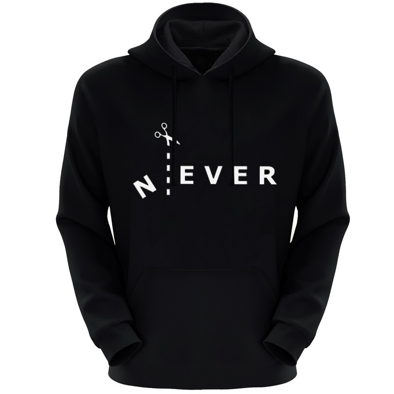 هودی مردانه مدل F423 NEVER