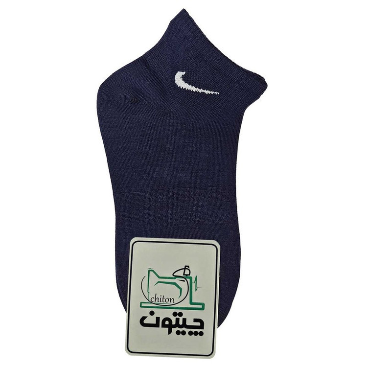 جوراب ورزشی ساق کوتاه زنانه مدل چیتون کمان نخی کد CH01 بسته 4 عددی