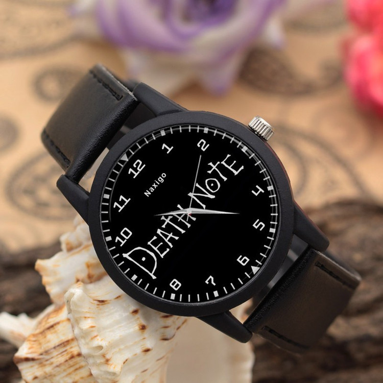 ساعت مچی عقربه ای ناکسیگو مدل انیمه Death Note کد LF6791