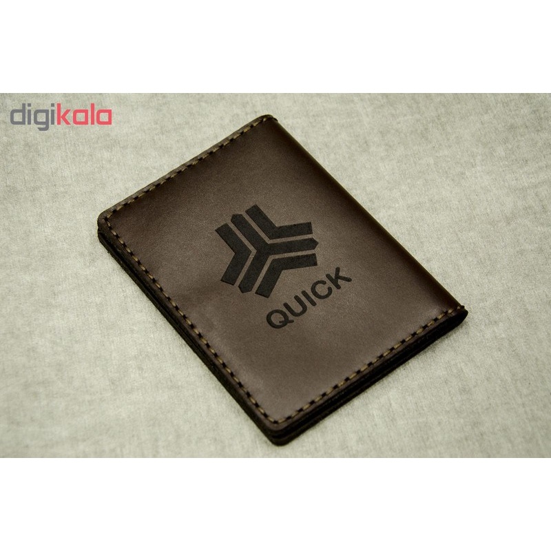 کیف مدارک چرمینه اسپرت طرح کوییک کد 71024-B