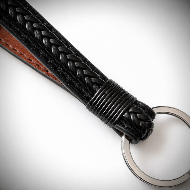 جاکلیدی چرمی مدل Obsidian Loop
