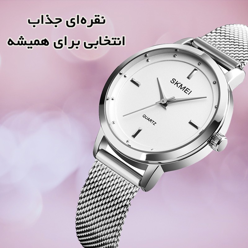 ساعت مچی عقربه ای زنانه اسکمی مدل 1528 SI