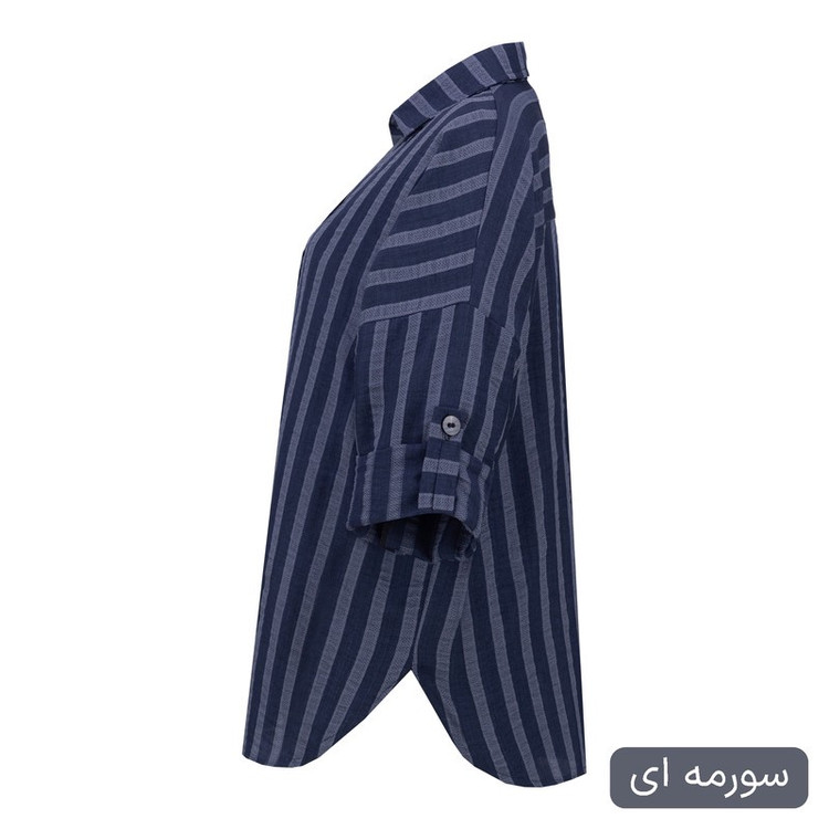 بلوز آستین بلند یقه برگردان زنانه السانا مدل شهینا کد 2478