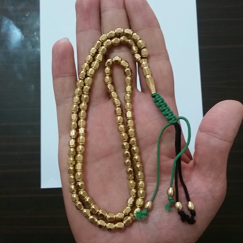 تسبیح مدل برنجی 101 تراشه