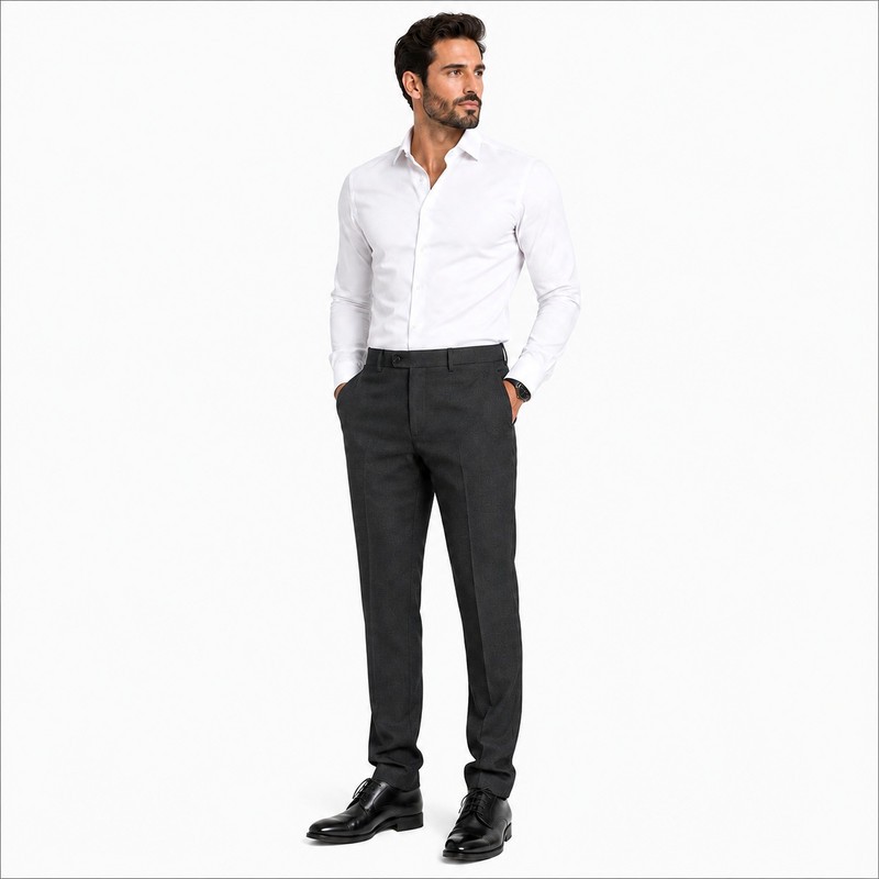 شلوار پارچه ای راسته مردانه یوسف مدل Jodoon1405