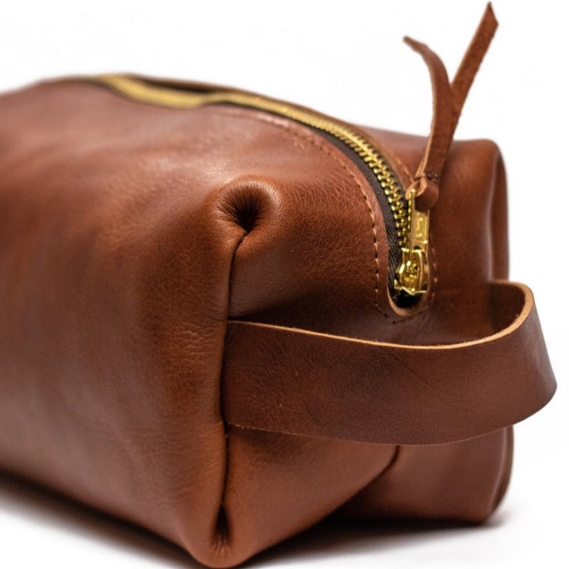 کیف دستی مردانه چرم طبیعی مدل Dopkit