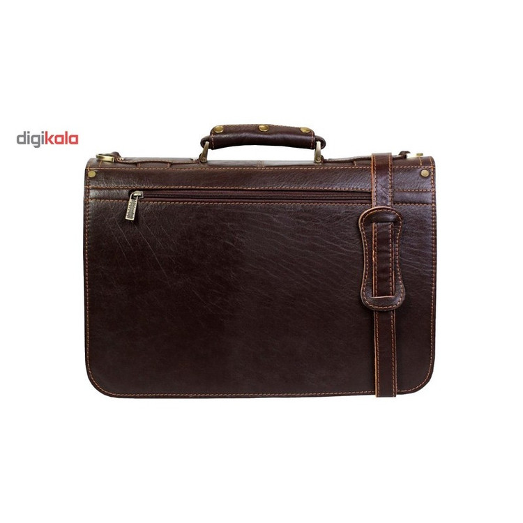 کیف اداری چرم طبیعی چرم ناب مدل قفل مخفی کد 102