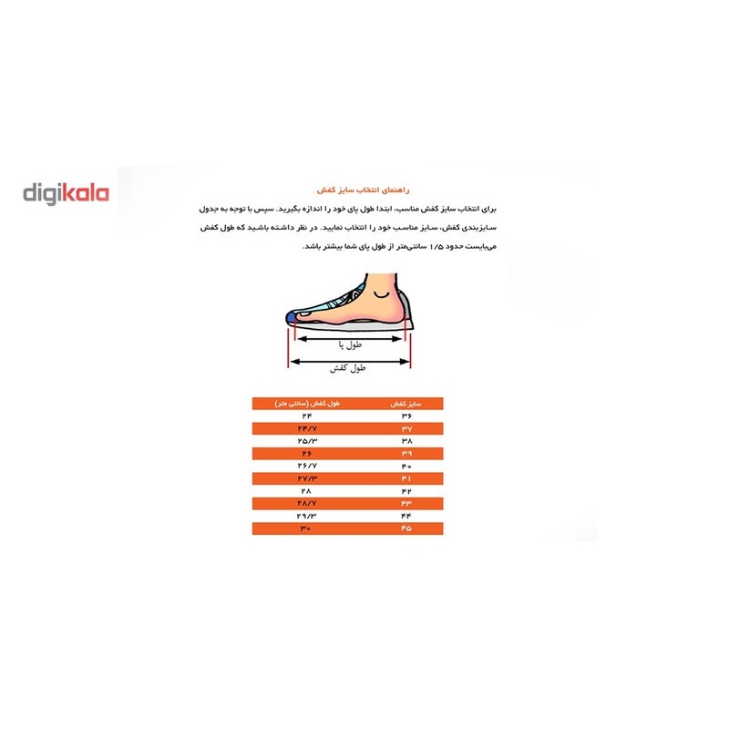 کفش مخصوص دویدن مردانه تن زیب مدل TRM9601