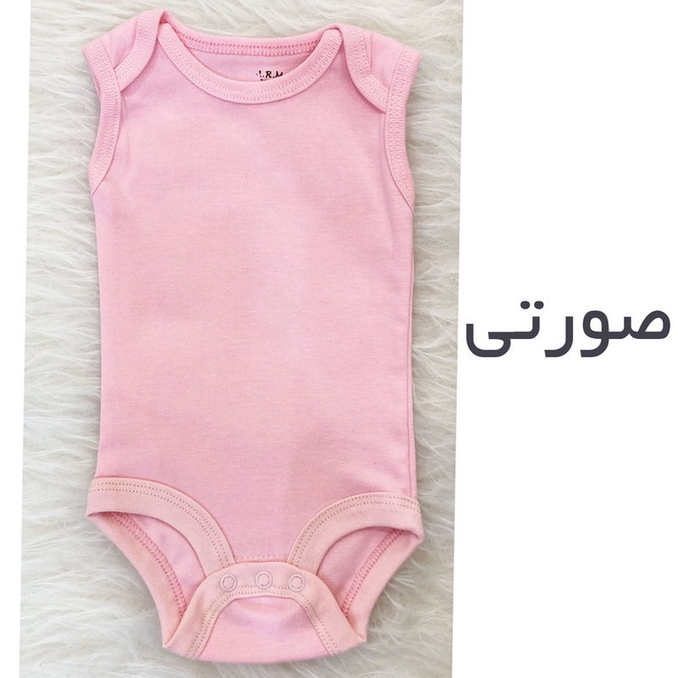 بادی نوزادی آرم پوش مدل یقه باز شونده