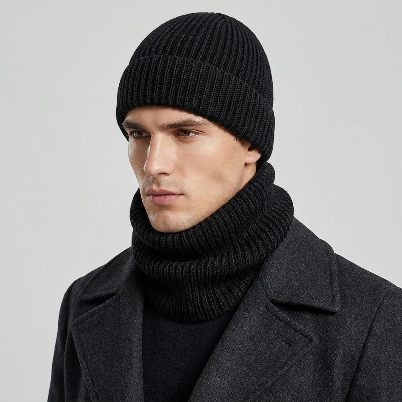 ست کلاه و شال گردن والا دوخت مدل 202