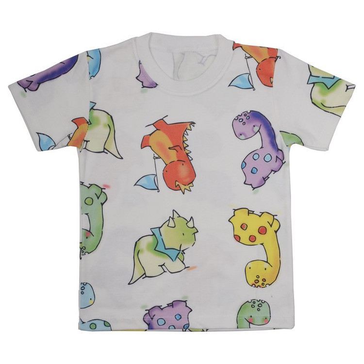 ست تی شرت آستین کوتاه و شلوار بچگانه مدل Cute dino