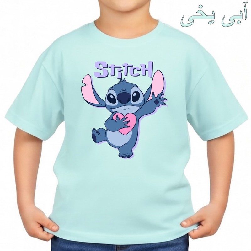 تی شرت آستین کوتاه بچگانه مدل استیچ کد p7