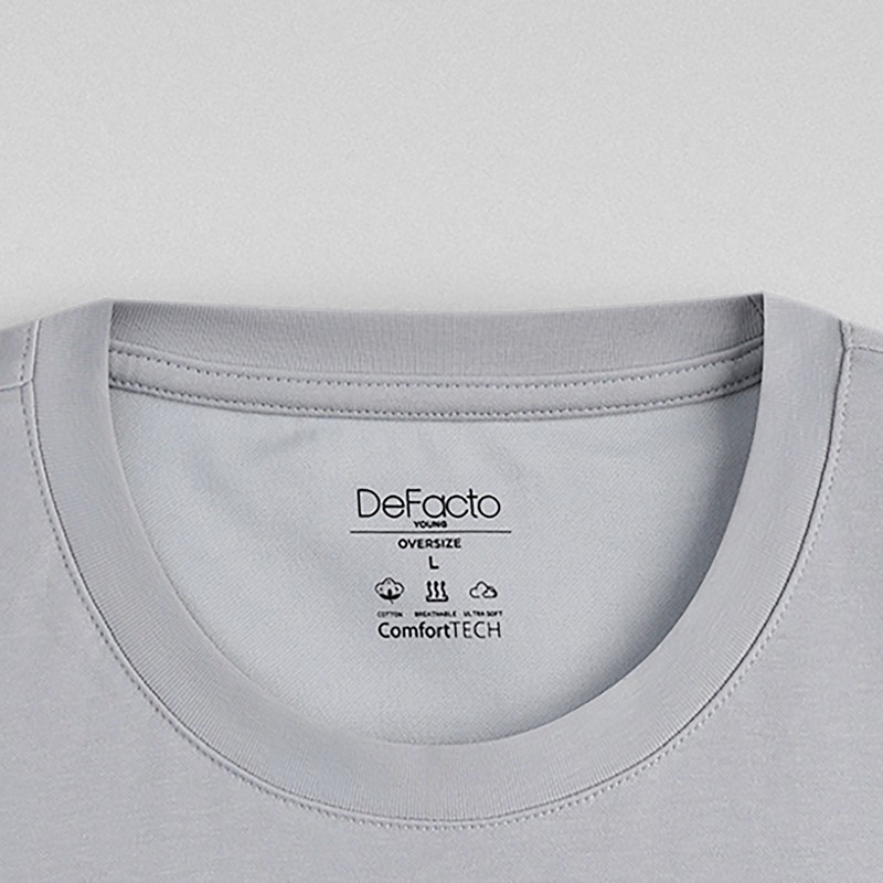 تی شرت مردانه آستین کوتاه دیفکتو مدل 8684582632549
