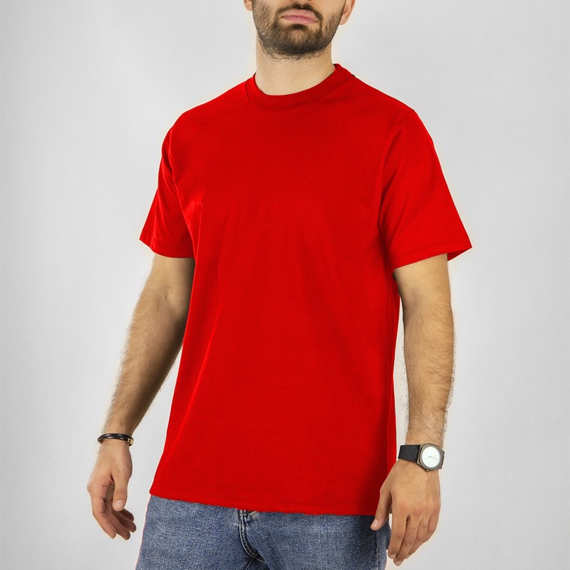 تیشرت آستین کوتاه مردانه بی نقش مدل BN103
