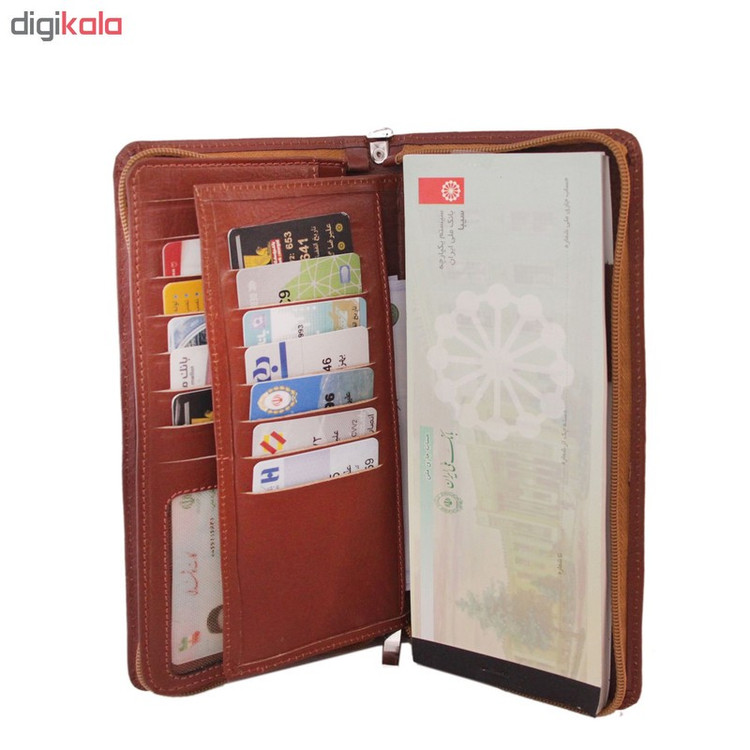 کیف دسته چک چرم بارز مدل DM76