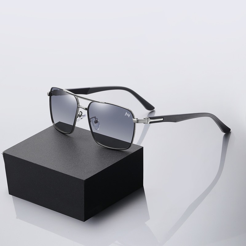 عینک آفتابی خلبانی مردانه آلبرت وگ مدل 6307C98P87 Polarized Albert Vogue