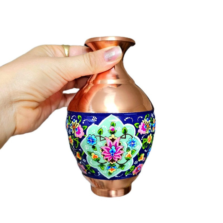 ست هدیه نگارستان نيلی مدل مس و پرداز کد JR-blu15