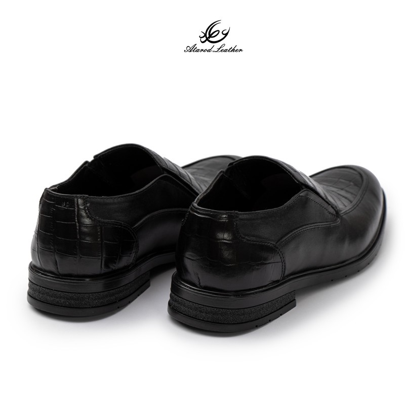 کفش رسمی مردانه چرم عطارد مدل چرم طبیعی کد SH360
