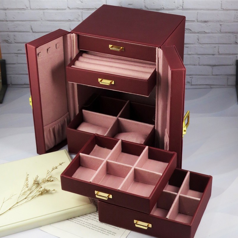 جعبه جواهرات مدل کشو دار طبقاتی کد 104