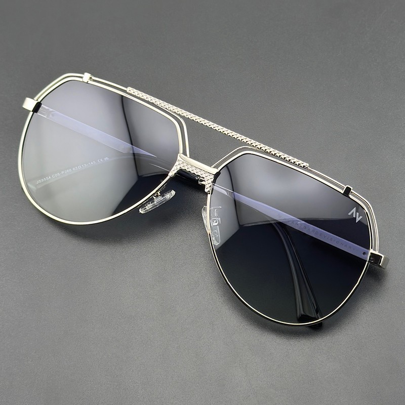 عینک آفتابی خلبانی (Aviator) مردانه آلبرت وگ مدل JS8554C05-P266