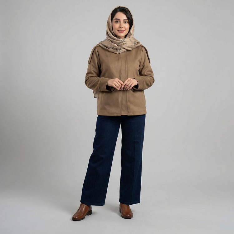 پالتو زنانه السانا مدل هیژا کد 2391