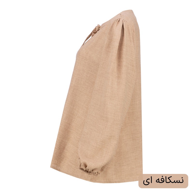 بلوز آستین بلند یقه ایستاده زنانه السانا مدل یاشگین کد 2472