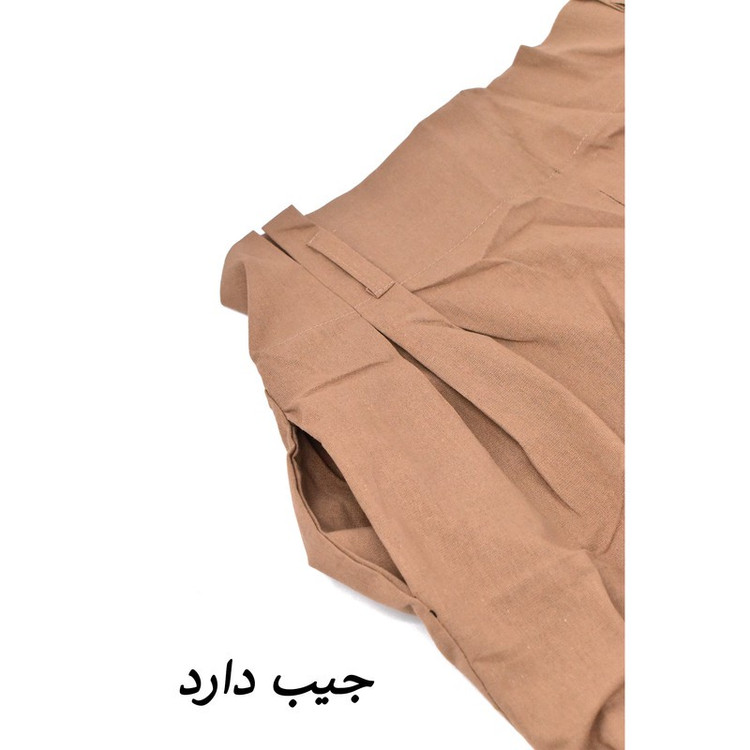 دامن شلواری زنانه لینن مدل Aura کد M5940