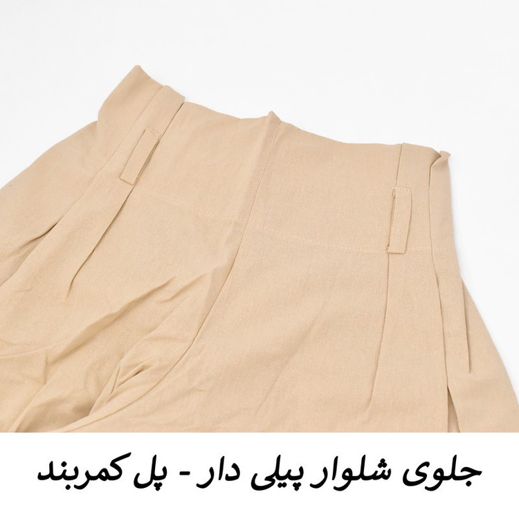دامن شلواری زنانه لینن مدل Aura کد M5940