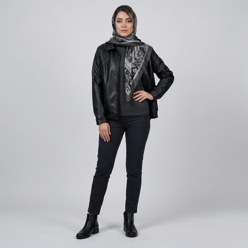 کت چرم زنانه السانا کد 2423