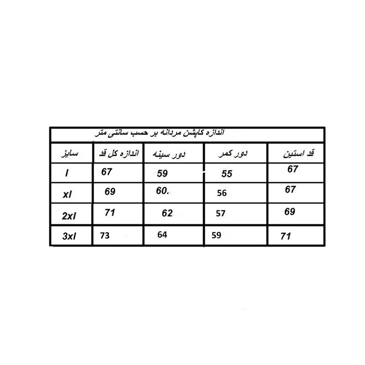 کاپشن بهاره مردانه مدل دورو