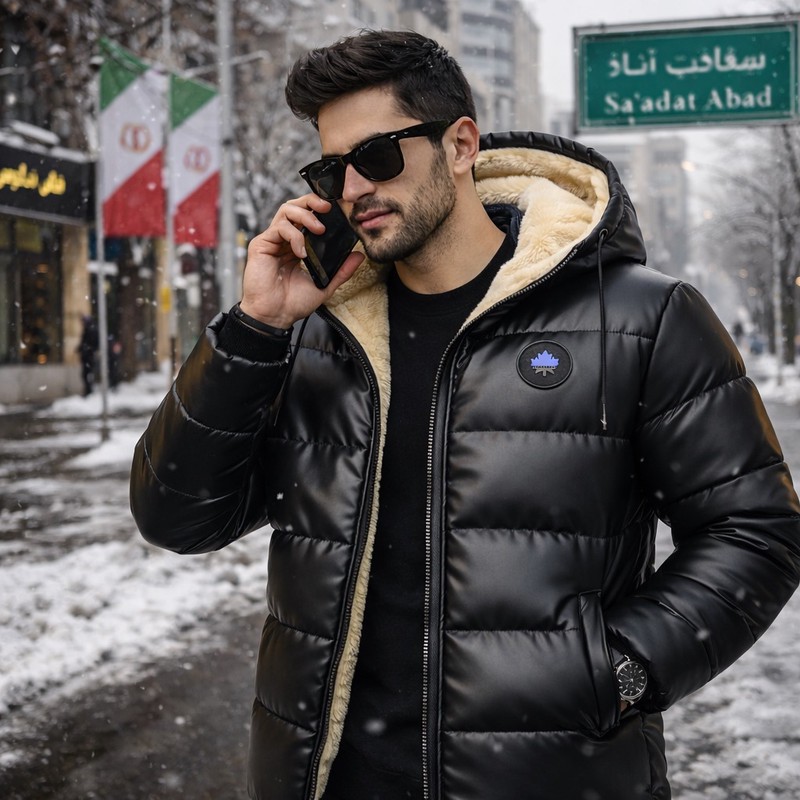 کاپشن مردانه سارزی مدل pof_charm_sade